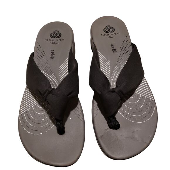 Clarks Cloudsteppers Arla Gilson thong flip flop womens sandals 7 - Picture 2 of 8